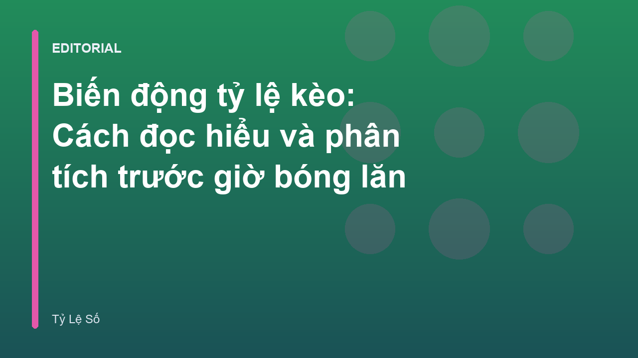 Biểu đồ minh họa biến động tỷ lệ kèo trên bảng cược